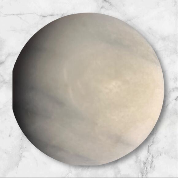 Marble Mushroom Mortar and Pestle in Gray and White Marble 4” Round 4” T - Picture 5 of 5